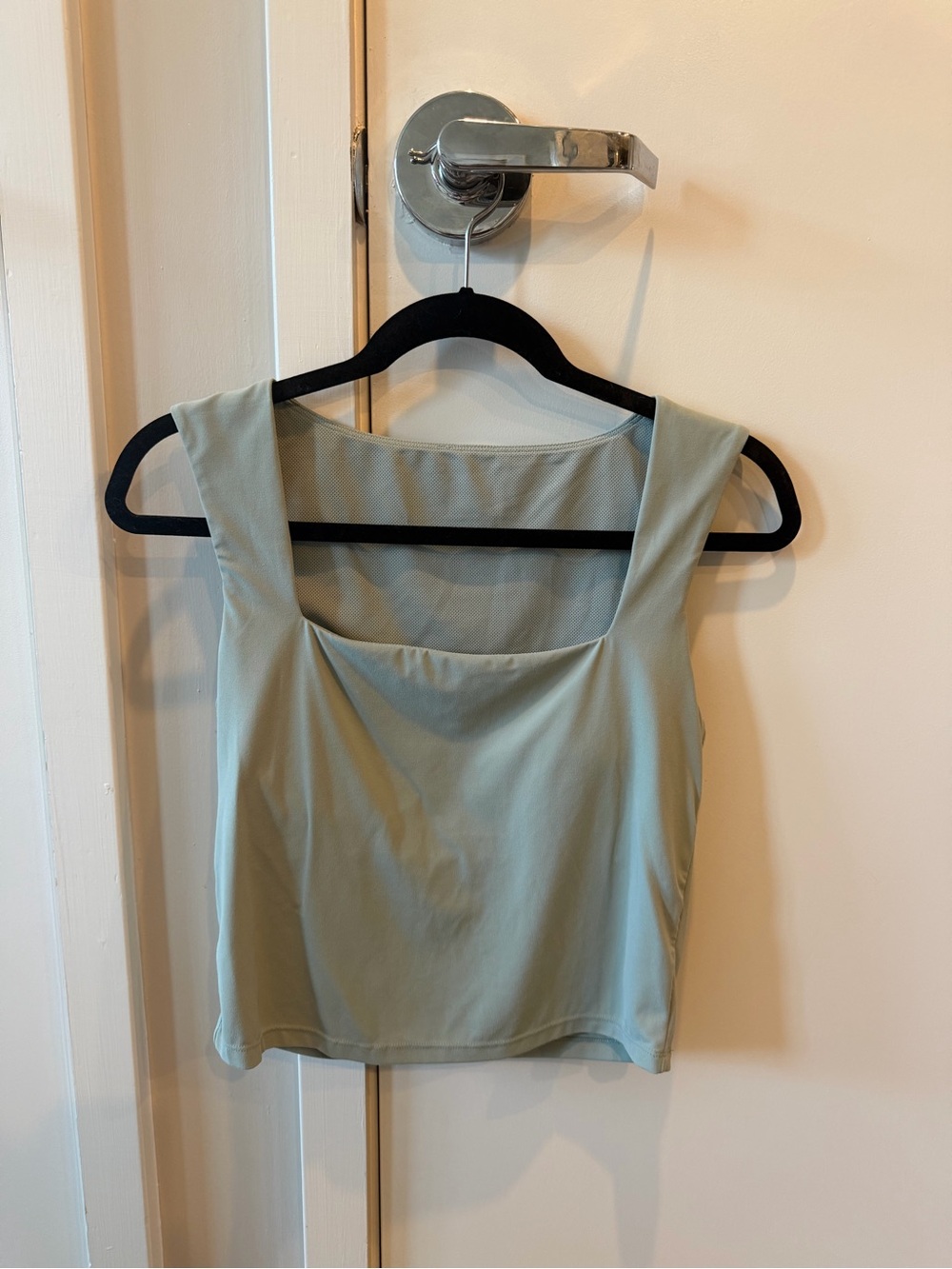 All In Motion - Sage Square-Neck Tank Top — Women's